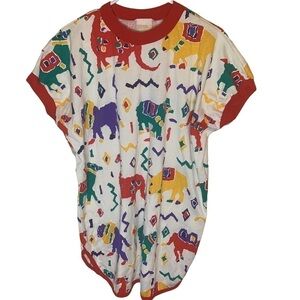 Vintage Dinosaur Women’s Top Made in USA by Kittens